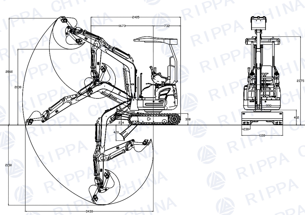 miniexcavadora miniexcavadora