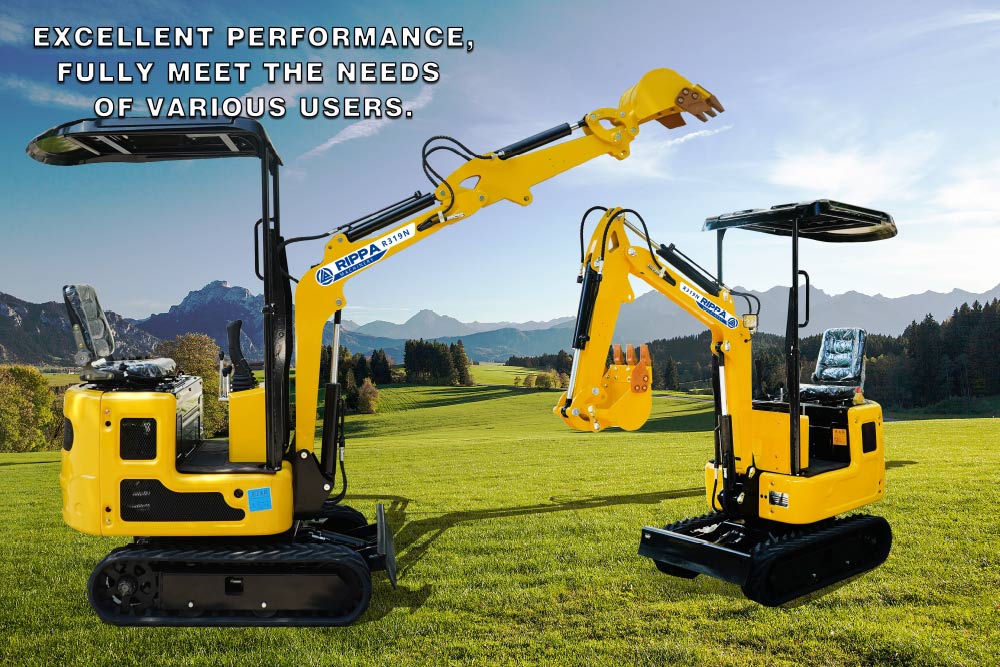 The Ripper R319 small excavator has splendid overall performance and environmental safety features. It is outfitted with a Kubota D722 engine to make sure excessive strength output whilst lowering electricity consumption and emissions, assembly environmental safety standards. In addition, the rear ultra-small turning plan makes operation greater bendy and secure in slender working environments. These elements make the R319 an efficient, environmentally pleasant and easy-to-operate excavator. If you have any different questions or want in addition information, please contact me The Ripper R319 small excavator has splendid overall performance and environmental safety features. It is outfitted with a Kubota D722 engine to make sure excessive strength output whilst lowering electricity consumption and emissions, assembly environmental safety standards. In addition, the rear ultra-small turning plan makes operation greater bendy and secure in slender working environments. These elements make the R319 an efficient, environmentally pleasant and easy-to-operate excavator. If you have any different questions or want in addition information, please contact me