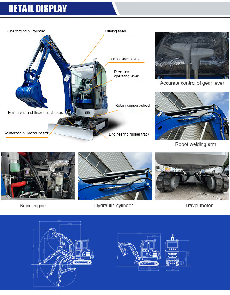 fábrica de miniescavadoras da China fábrica de miniescavadoras da China