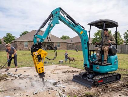 mini ekskavatör