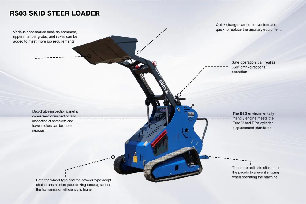 skid steer track loader skid steer track loader
