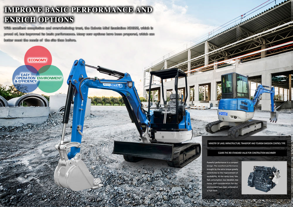 Excavatrice de 2,5 tonnes