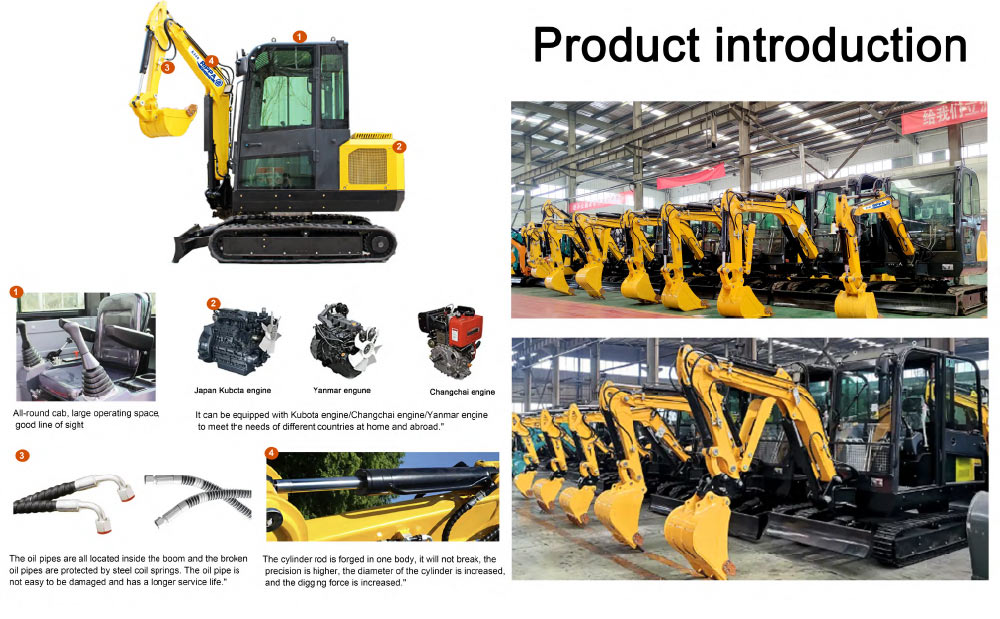 Excavatrice de 2,5 tonnes Excavatrice de 2,5 tonnes