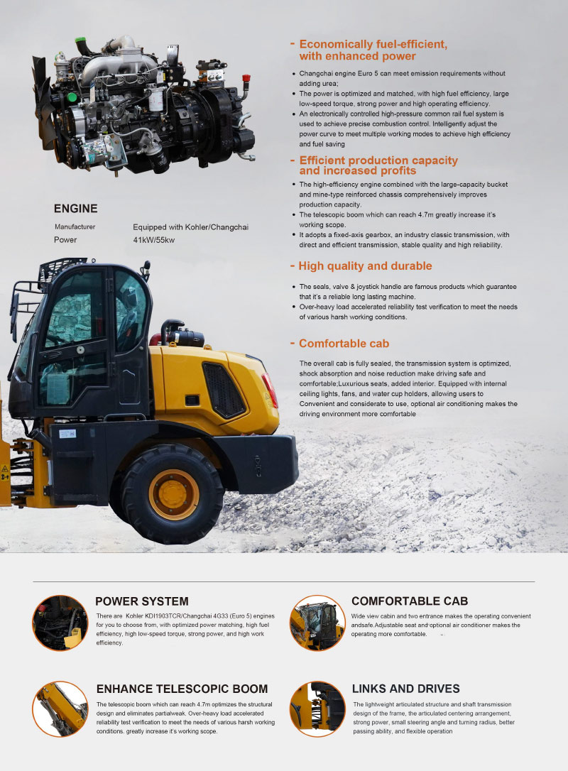 telescopic wheel loader,