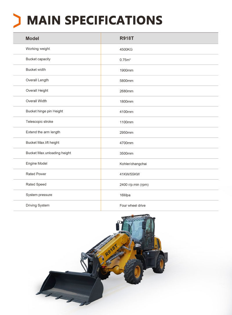 telescopic wheel loader