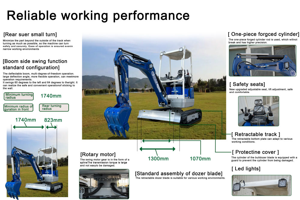 China Mini Excavator 2Ton